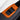 Alcantara window switch panel wrap sticker with orange insert over window switch area