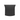 All-weather TPE trunk mat insert in dark gray with raised vertical ridges