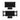 Backseat headrest mount with black tablet clamp and center stand base