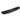 Black carbon fiber wing spoiler overlay, slim curved shape with weave texture