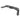 Carbon fiber rear diffuser underside detail in black with ribs and cutouts
