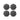 Set of four dark gray octagonal hub/lug covers with round center