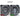 Two wheel center views showing hub cap finish differences on alloy rims
