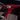 Car interior ambient LED light kit with red light bars along the dashboard