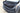 Black insulated front trunk cooler bag set with two compartments in open trunk