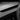 Carbon fiber dashboard air vent trim strip with silver edge, curved fit