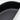 Curved interior panel of a black door side storage box with grid-pattern insert