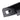 Black car door storage organizer insert with rectangular pass-through opening