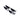 Set of black car door organizer inserts with mounting tabs and cutouts