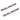 Dual motor emblem decals with black letters and thin red accent line