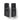 Pair of front door pocket storage organizers, black molded inserts