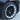 Black wheel cover with multi-spoke pattern on 18-inch rim and tire