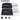 Dark sunshade set for openable sunroof, front and rear panels with clips