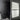 Two-piece front roof sunshade panels, black outer side with reflective silver inner