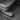 Black TPE seat slide rail protector panel near center console