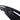 Glossy black trunk spoiler wing with curved design and twin center notch