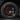 Black 18-inch wheel cover with red accent spokes and plain center cap
