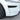 Front bumper side protection film installed on white vehicle