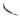 Black carbon fiber rear spoiler lip with glossy highlights, isolated on white.