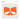 Pair of Alcantara seat belt adjustment panel covers in orange