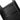 Black TPE anti-kick protector with ribbed grip strip and embossed panel detail