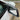 Carbon fiber mirror cap with dark weave and rounded outer edge