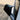Glossy dark carbon fiber mirror cap with high-contrast weave pattern