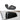 Real carbon-fiber mirror covers, black weave pattern, contoured caps (pair)