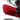 Close-up of Red Tesla Model 3/Y Dry Carbon Fiber Interior Rearview Mirror Cover