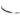 Carbon fiber rear spoiler lip in curved profile with textured surface