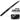 Black carbon fiber tailgate trim cover with twill weave pattern and edge cutout detail
