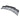 Matte carbon fiber rear diffuser piece with ribbed panel and side corner cutouts