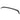 Dark carbon fiber aerodynamic spoiler with curved profile and thin edge
