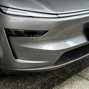 Real Carbon Fiber Front Lip for Tesla Model Y Juniper| OEM-Style Replacement
