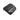 Matte black rear vent cover insert with two blue indicator tabs