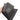 Black trunk side storage bin with textured surface and molded carry tab