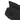 Black molded soundproof mat panel with circular vent pattern and ribbed center section