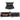 Black rear trunk soundproof mat with molded sections and two anchor holes