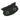 Black rear trunk soundproof mat with two circular vent cutouts and ridged center