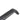 Black roof rack end handle on crossbar, isolated on white.
