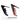 Pair of camera trim covers with glossy surface and visible adhesive strip