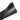 Matte black ABS side skirt trim panel with smooth surface and curved shape
