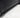 Black ABS side skirt with a smooth contour and thin accent line near the bottom