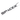 SpaceX car emblem, black 3D letters on a thin metal backing