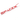 SpaceX car emblem, red 3D letters on thin metal backing