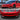 Front lip spoiler kit for Tesla Model 3 installed on red car—black front splitter