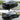 Car rear before/after comparison showing black rear diffuser installation on Tesla