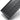 Textured subtrunk divider insert panel with rectangular cutouts, matte black finish