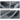 Carbon fiber window switch trim cover with side blue accent, set into door armrest