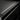 Long rear tailgate protector strip with textured surface and side channel, dark gray